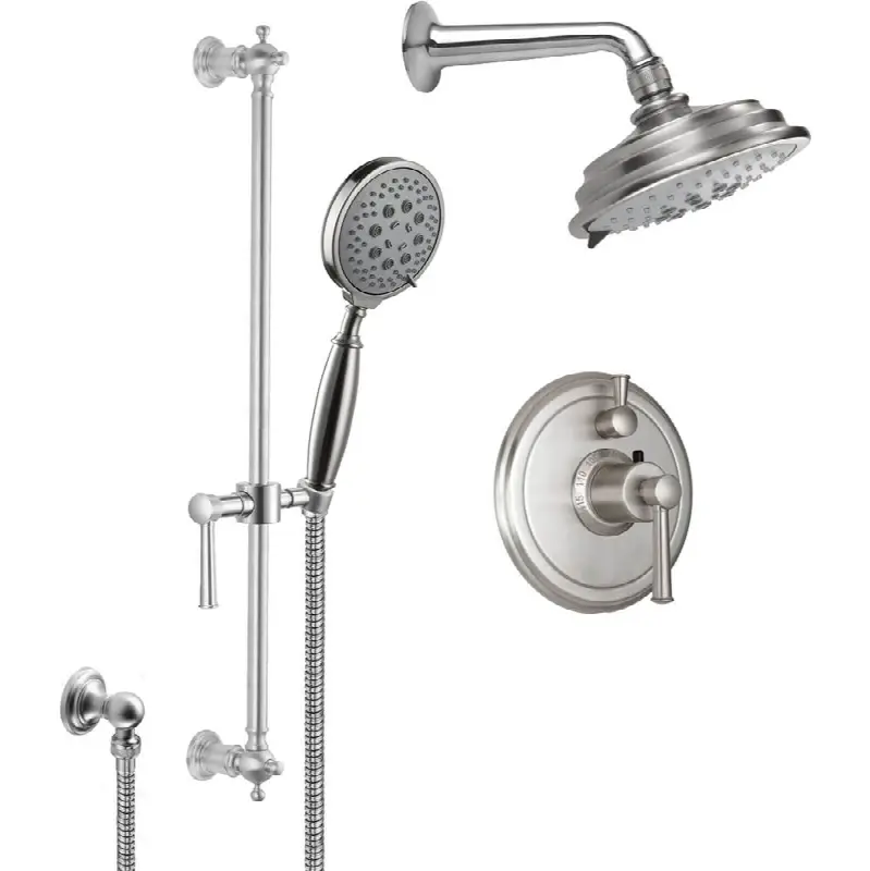 StyleTherm® 1/2" Thermostatic Shower System with Handshower Slide Bar