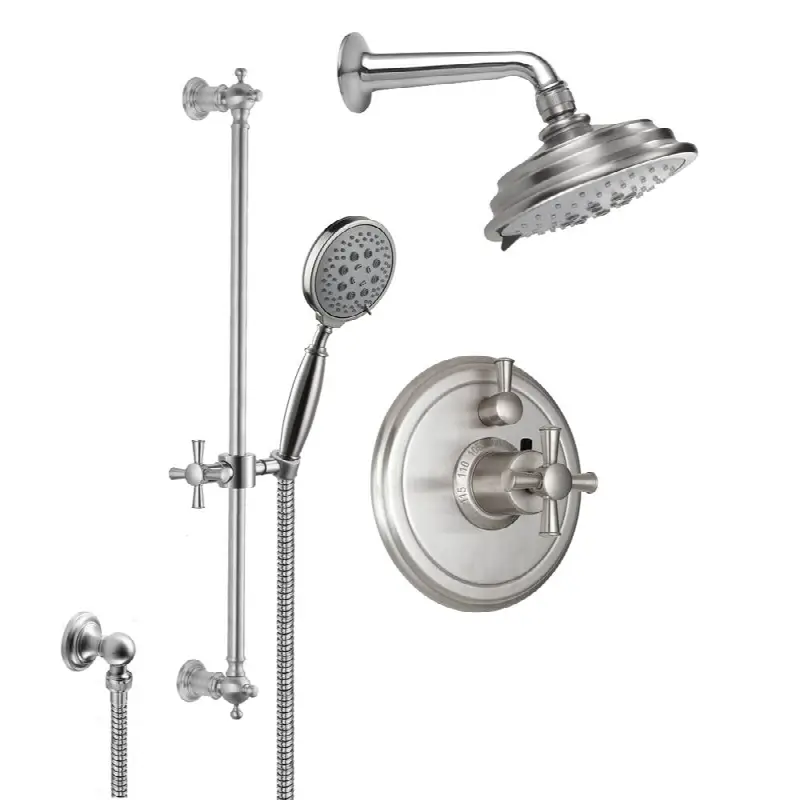 StyleTherm® 1/2" Thermostatic Shower System with Handshower Slide Bar