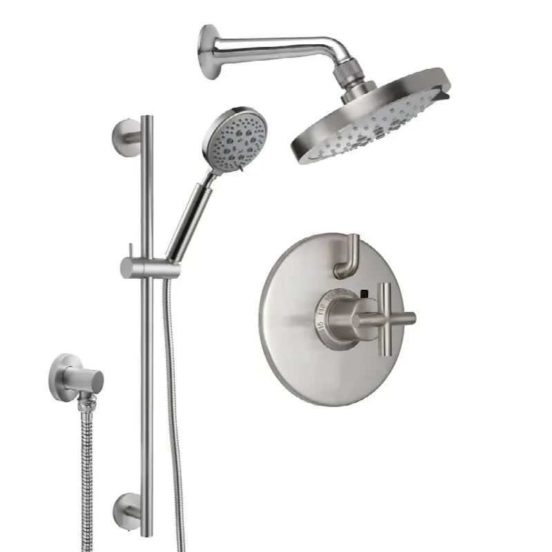 StyleTherm® 1/2" Thermostatic Shower System with Handshower Slide Bar