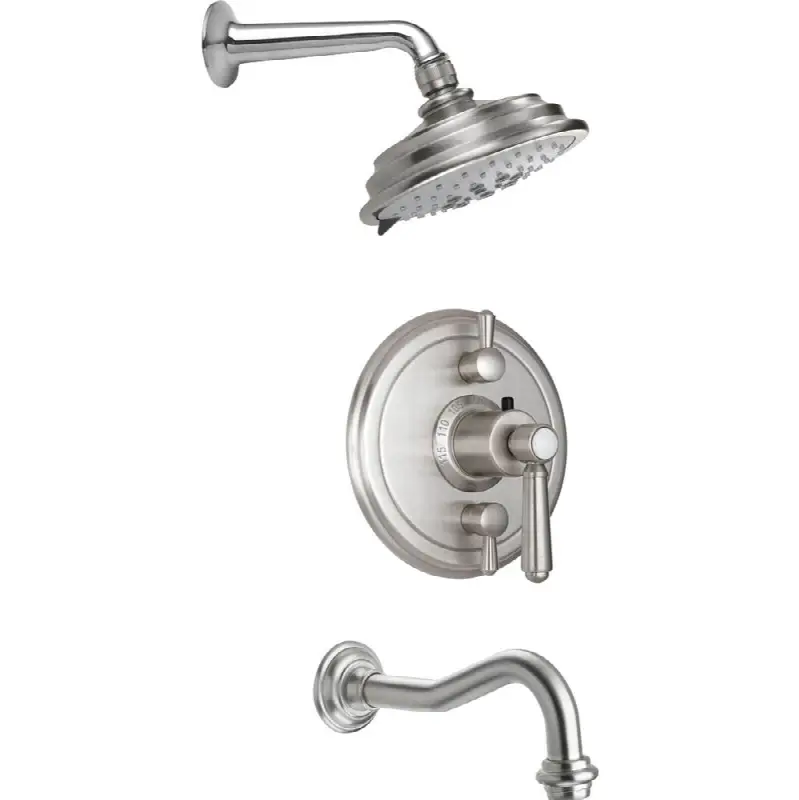 StyleTherm® 1/2" Thermostatic Shower System with Showerhead and Tub Spout