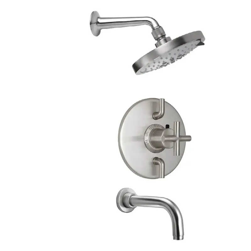 StyleTherm® 1/2" Thermostatic Shower System with Showerhead and Tub Spout