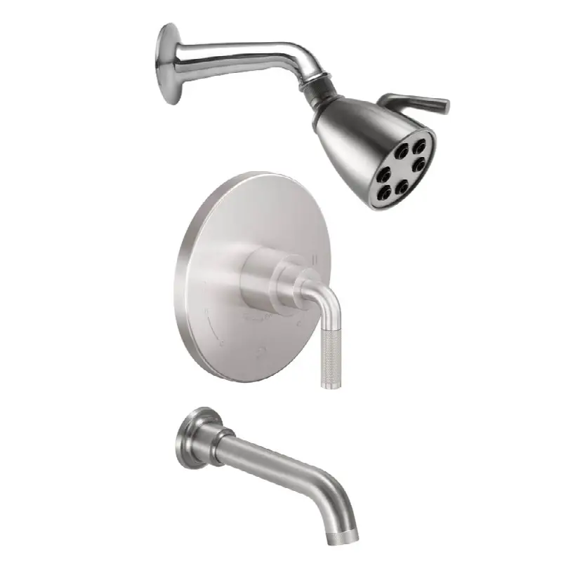 Pressure Balance Shower System with Single Showerhead and Tub Spout