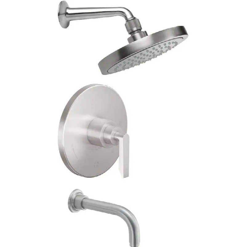 Pressure Balance Shower System with Single Showerhead and Tub Spout