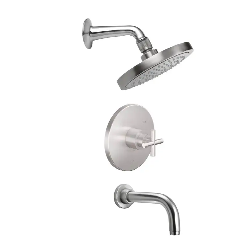 Pressure Balance Shower System with Single Showerhead and Tub Spout