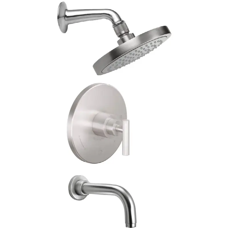 Pressure Balance Shower System with Single Showerhead and Tub Spout