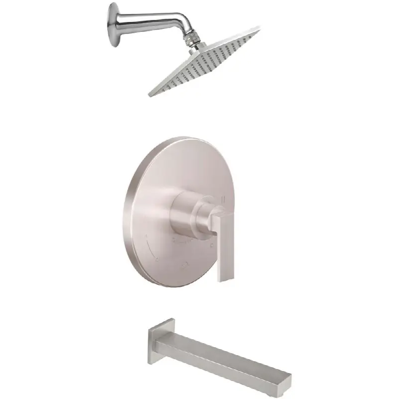 Pressure Balance Shower System with Single Showerhead and Tub Spout