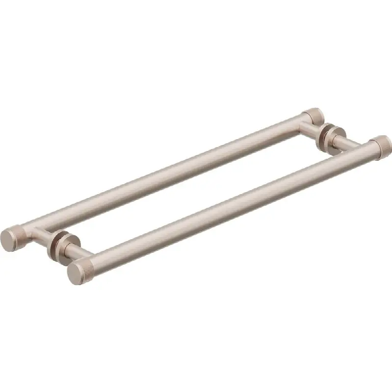18" Double Shower Towel Bars / Door Handles - Knurled