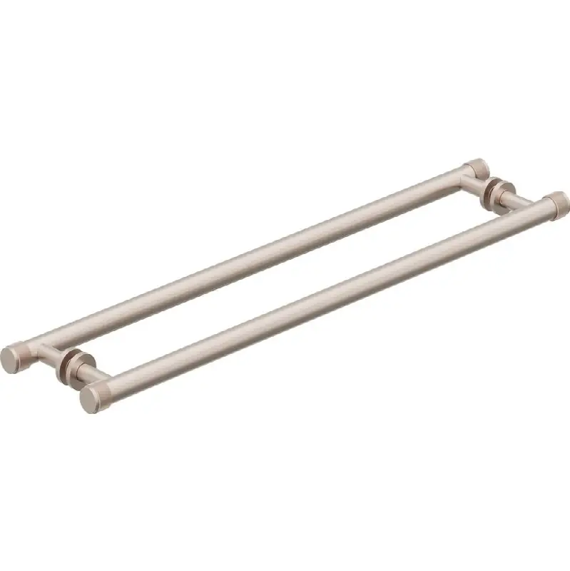 24" Double Shower Towel Bars / Door Handles - Knurled
