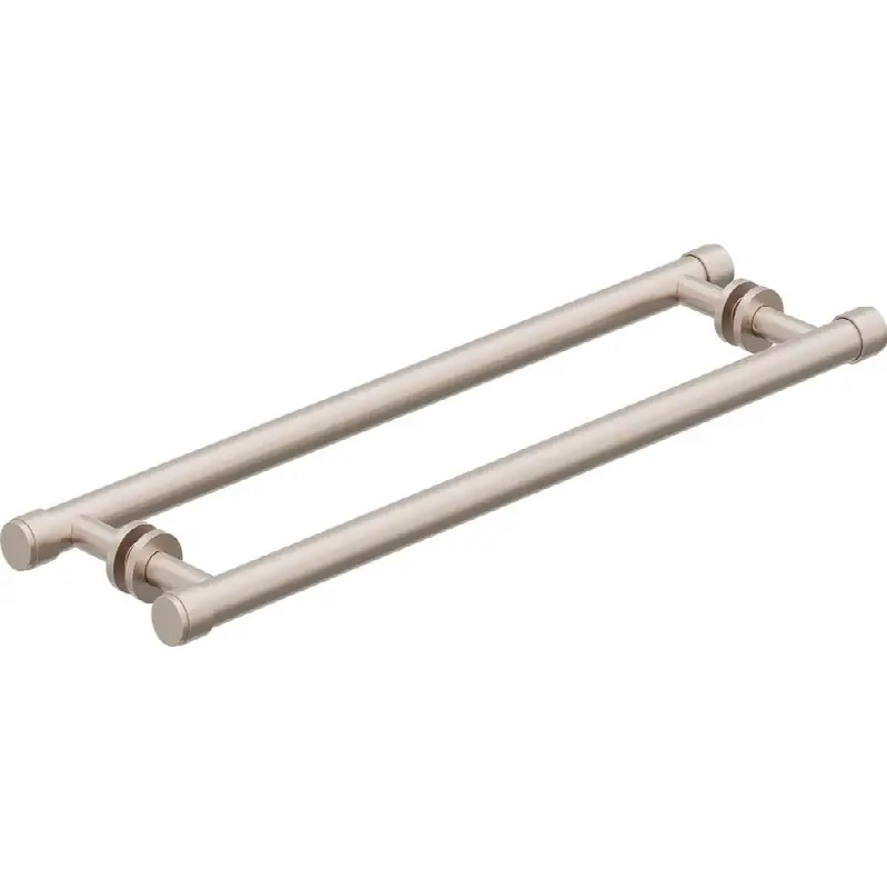 18" Double Shower Towel Bars / Door Handles - Contemporary