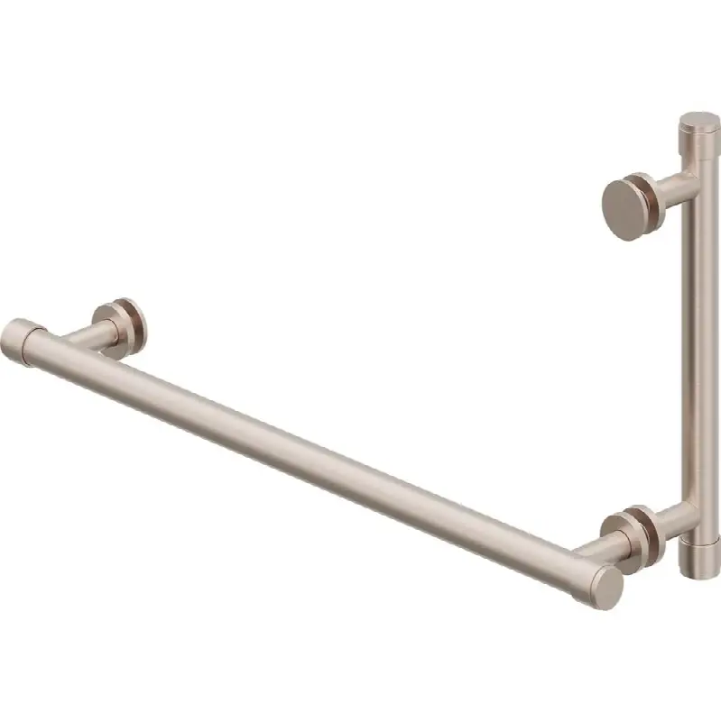 18" Towel Bar and 8" Shower Door Handle - Contemporary