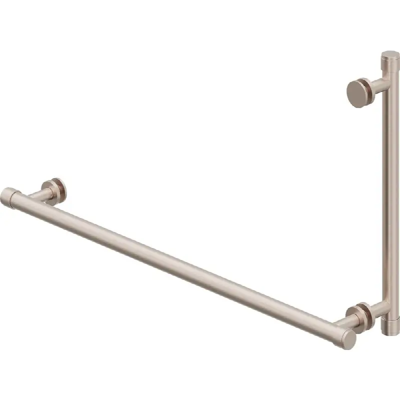 24" Towel Bar and 12" Shower Door Handle - Contemporary