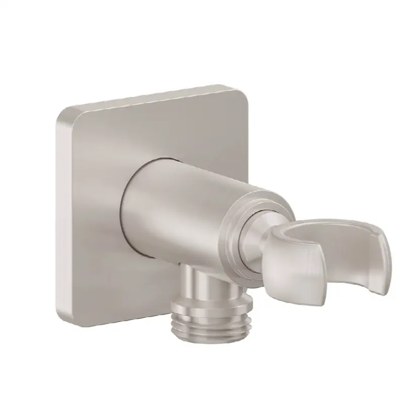 Supply Elbow with Handshower Holder - Rounded Square Base