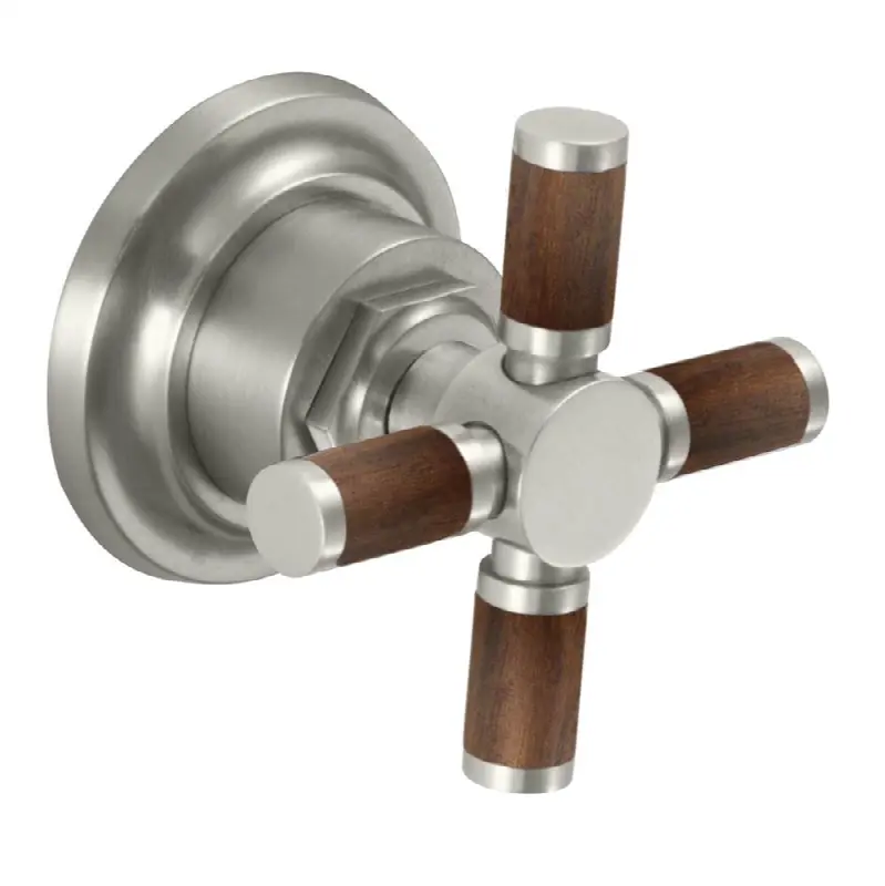 Wall or Deck Handle Trim Only - Teak Handle