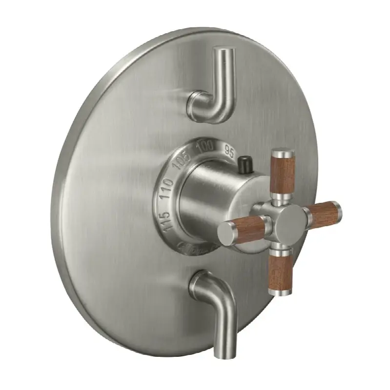 StyleTherm® Trim Only with Dual Volume Control - Teak Handle