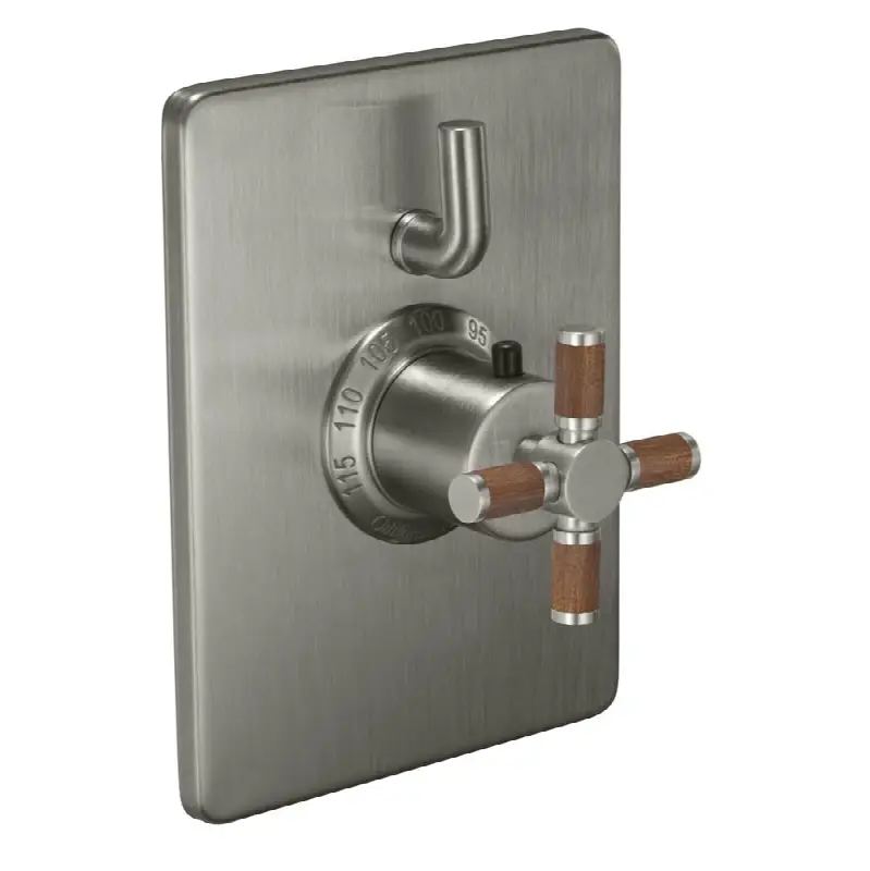 StyleTherm® Trim Only with Single Volume Control - Teak Handle