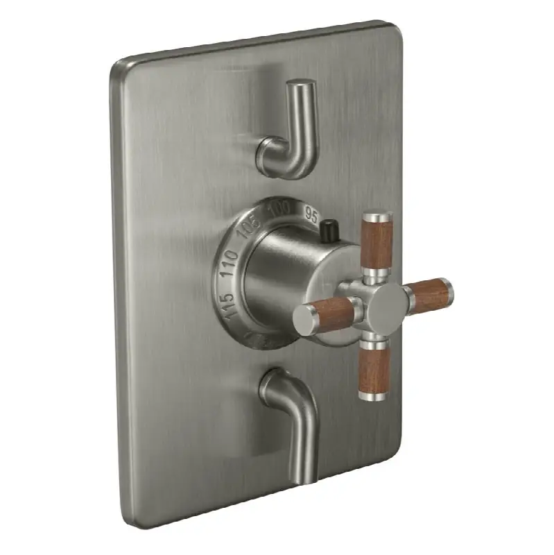 StyleTherm® Trim Only with Dual Volume Control - Teak Handle