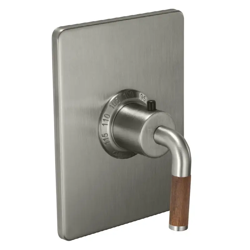 StyleTherm® 3/4" Thermostatic Trim Only - Teak Handle