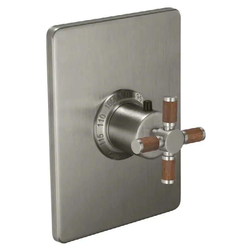 StyleTherm® 3/4" Thermostatic Trim Only - Teak Handle