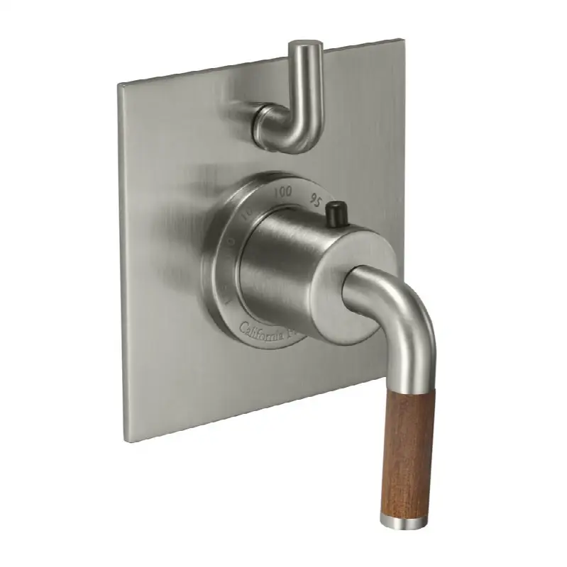 StyleTherm® Trim Only with Single Volume Control - Teak Handle