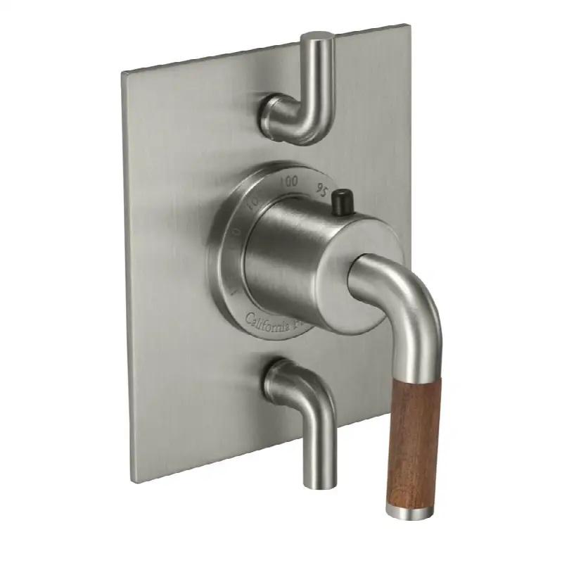 StyleTherm® Trim Only with Dual Volume Control - Teak Handle