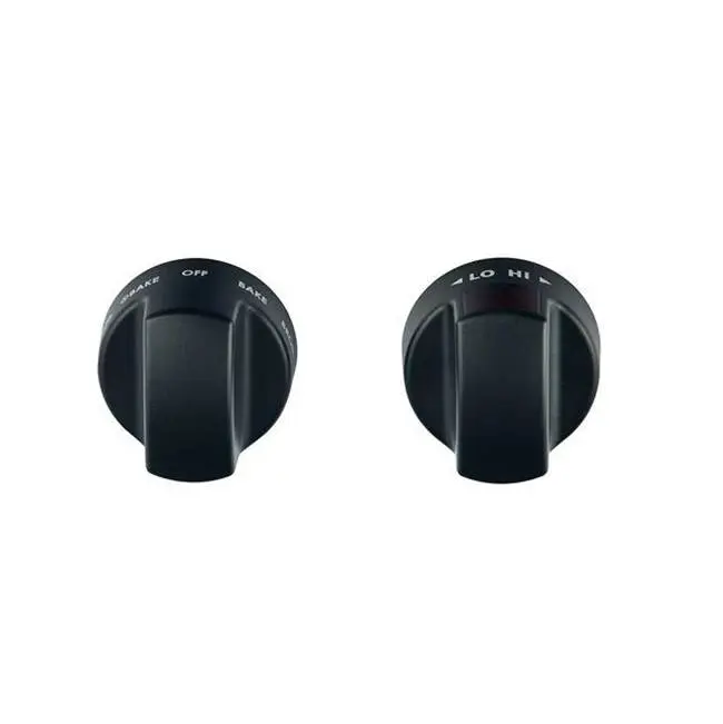 Black Knob Kit, Induction Range (Full Price Accessory)