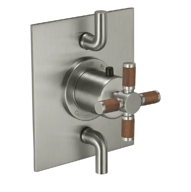 StyleTherm® Trim Only with Dual Volume Control - Teak Handle