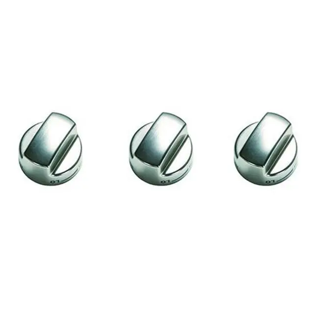 30" Dual Fuel Stainless Steel Knobs (No Charge Option)