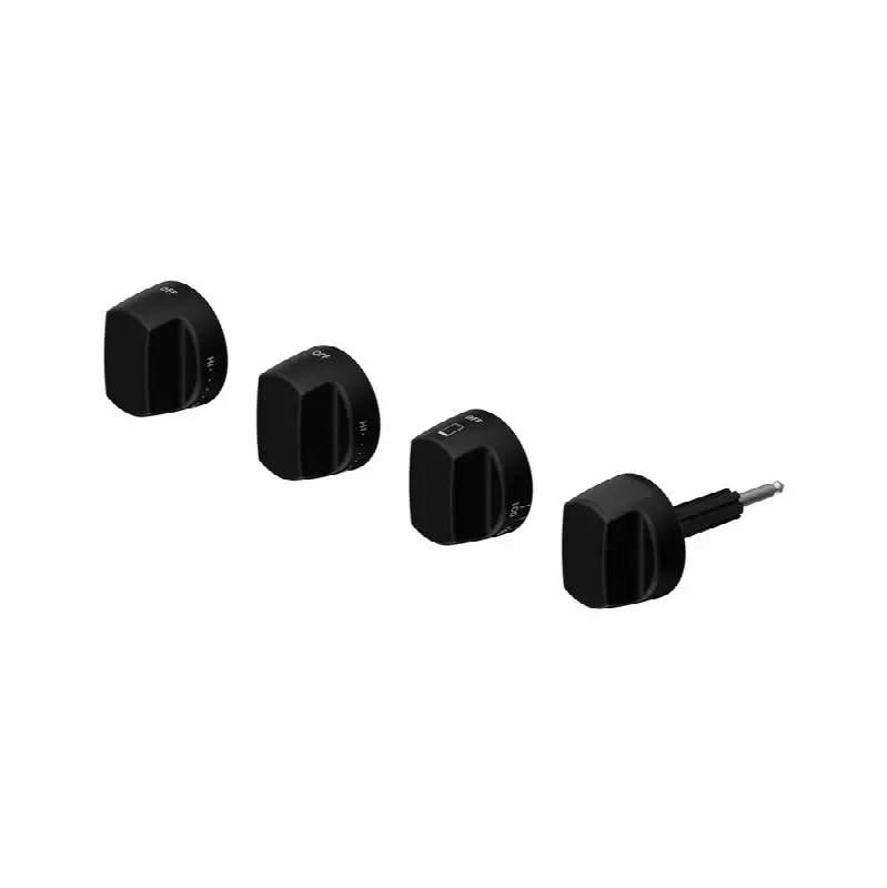 30" Dual Fuel Black Knobs (Full Price)