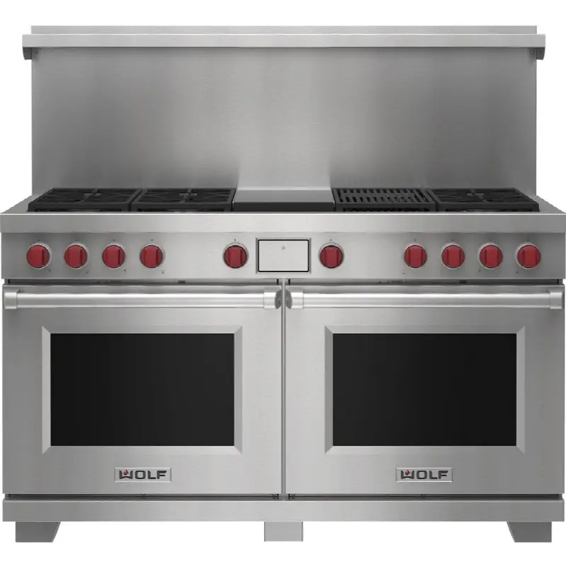 60" X 20" Dual Fuel Range Riser With Shelf