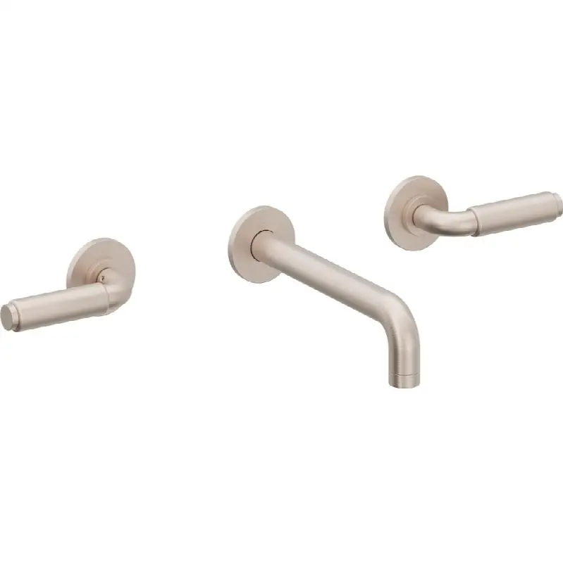 Two Handle Lavatory Wall Faucet Trim Only