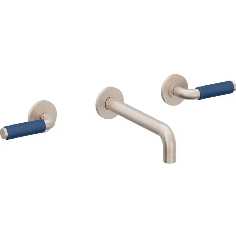 Two Handle Lavatory Wall Faucet Trim Only
