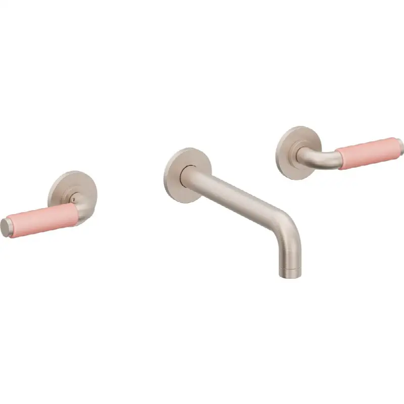 Two Handle Lavatory Wall Faucet Trim Only