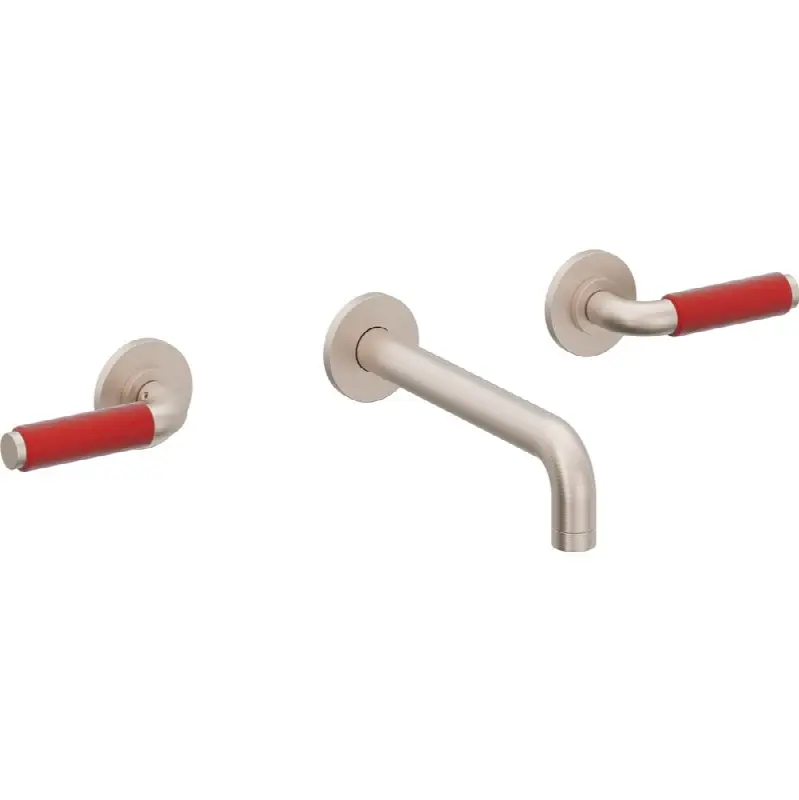 Two Handle Lavatory Wall Faucet Trim Only