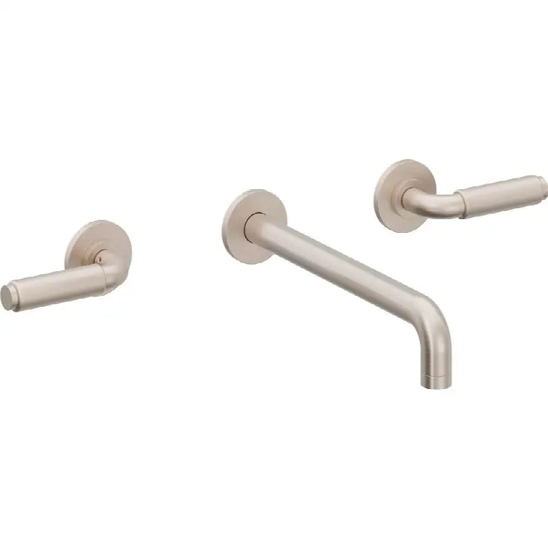 Two Handle Lavatory Wall Faucet Trim Only
