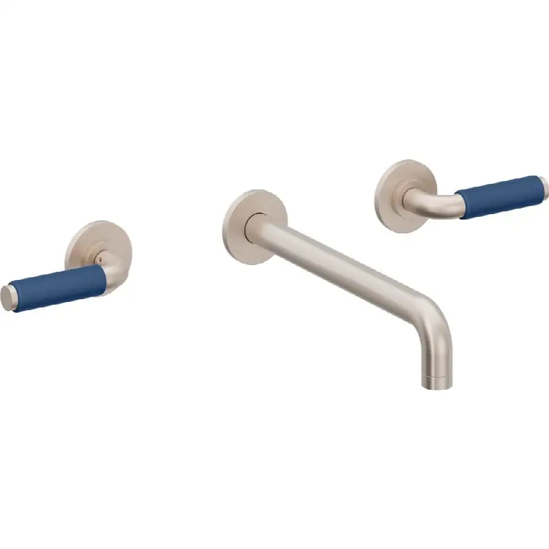 Two Handle Lavatory Wall Faucet Trim Only