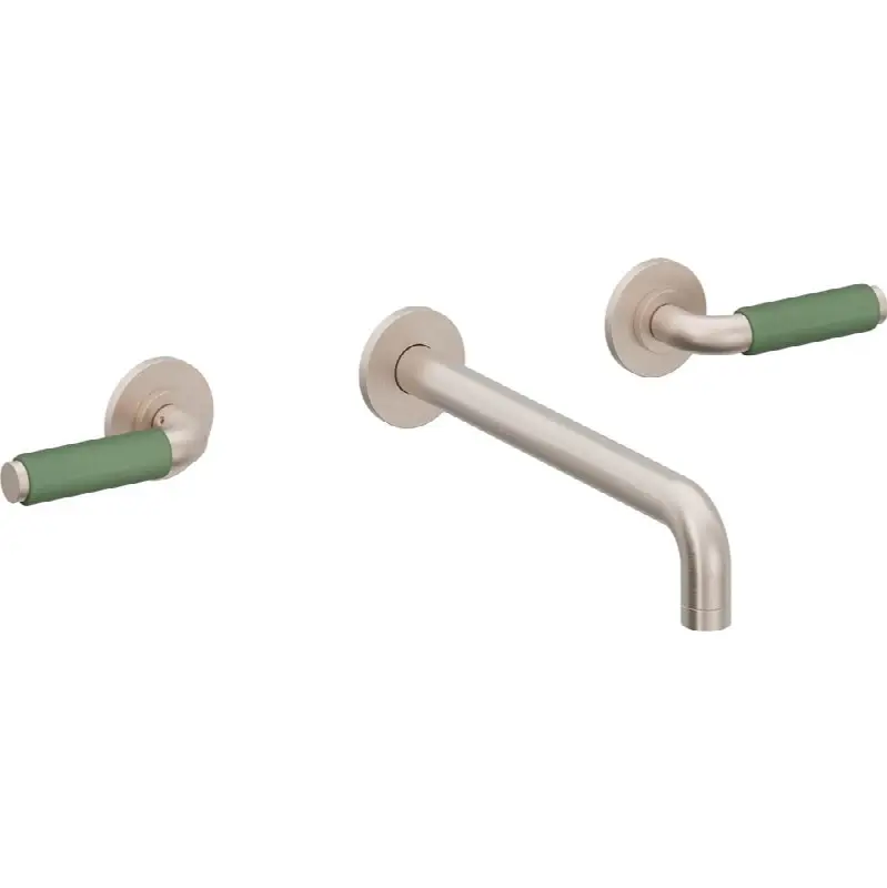 Two Handle Lavatory Wall Faucet Trim Only