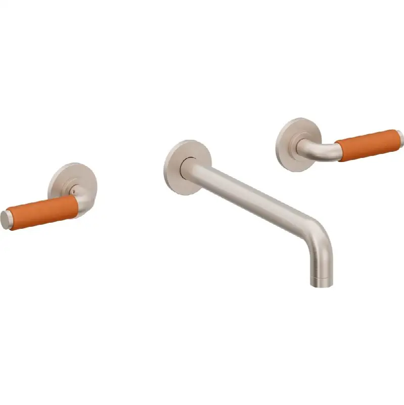 Two Handle Lavatory Wall Faucet Trim Only
