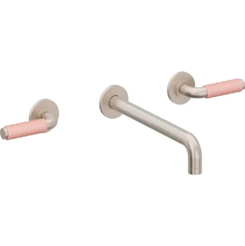 Two Handle Lavatory Wall Faucet Trim Only