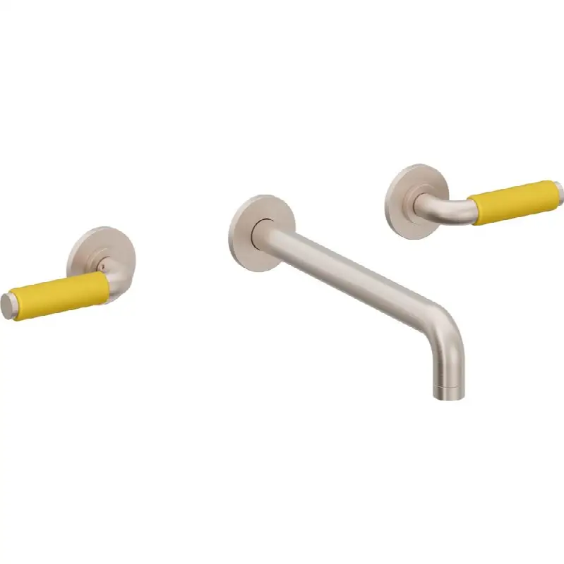 Two Handle Lavatory Wall Faucet Trim Only