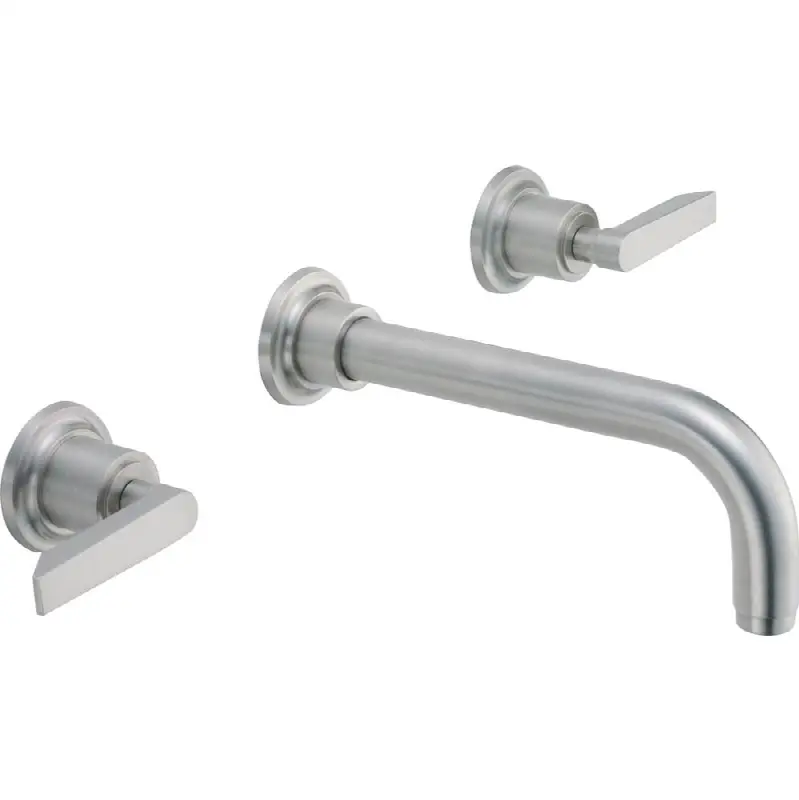 Two Handle Lavatory Wall Faucet Trim Only