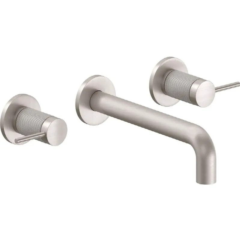 Two Handle Lavatory Wall Faucet Trim Only