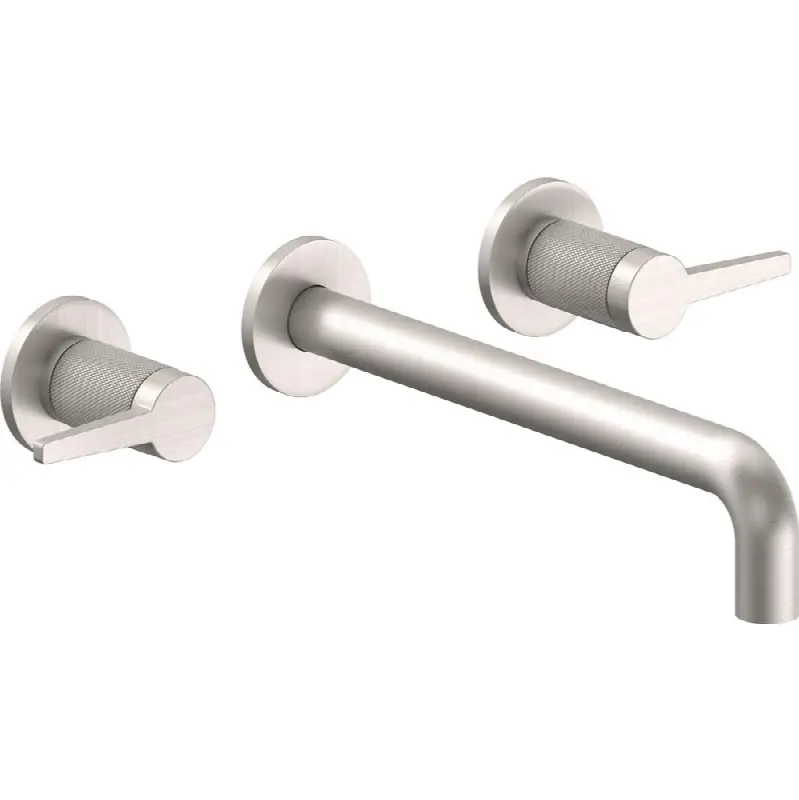 Two Handle Lavatory Wall Faucet Trim Only