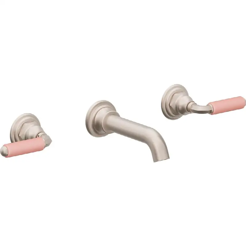 Two Handle Lavatory Wall Faucet Trim Only