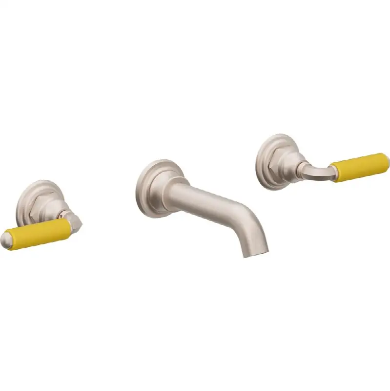 Two Handle Lavatory Wall Faucet Trim Only