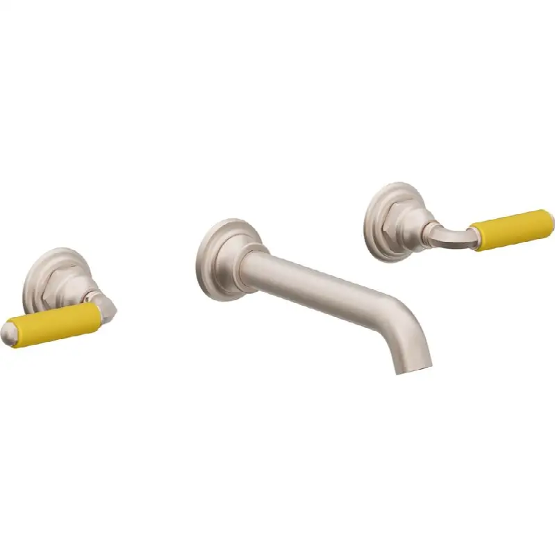 Two Handle Lavatory Wall Faucet Trim Only
