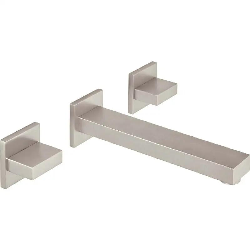 Two Handle Lavatory Wall Faucet Trim Only