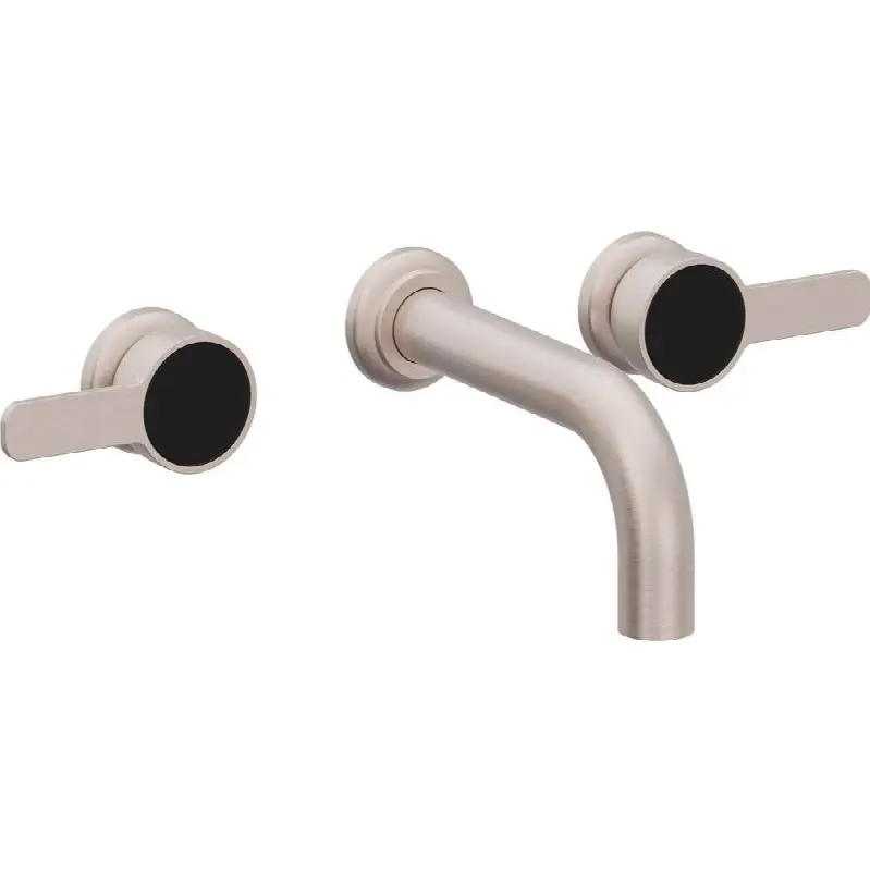 Two Handle Lavatory Wall Faucet Trim Only
