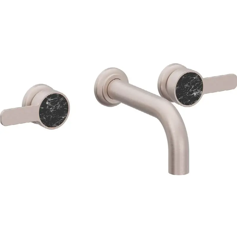 Two Handle Lavatory Wall Faucet Trim Only