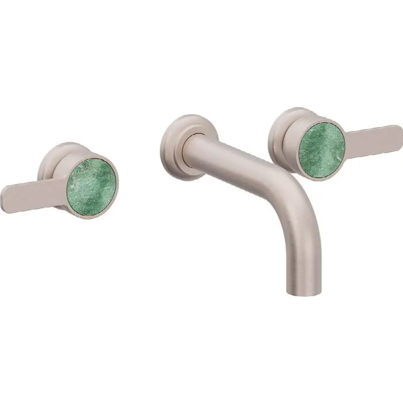 Two Handle Lavatory Wall Faucet Trim Only