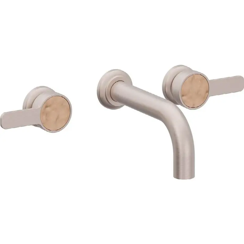 Two Handle Lavatory Wall Faucet Trim Only